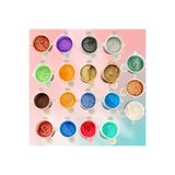 Reçine Mica Toz Pigment Seti 19x14ml Boya, Mum Boyası, Pigment Boya -A1