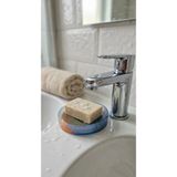 Reçine Sabunluk, Renkli Dekoratif Banyo Sabun Kabı, Süzgeçli, Sabun Hediyeli