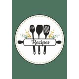 Recipe Book Organizer: Handy notebook to keep personal recipes organized | 7x10 inches, 100 pages | Gifts for Chefs, Cooks, Bakers, and everyone in between