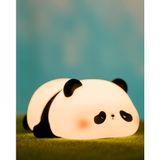 Recolte Sevimli Panda Gece Lambası Hediye Kutulu Çocuklar için, LED Yumuşacık Silikon Hayvan Lambası, 3 Seviyeli Kısılabilir Çocuk Odası Işığı, Bebek Masası Dekoru, Paskalya Hediyeleri, Erkek ve Kız
