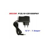 Recom 12V 1A Adaptör F12L19-120100Spav Modem Şerit Led Kamera Uydu 12 Volt 1 Amper Şarj Alet 14
