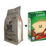 RECON COFFEE COLOMBIA FRENCH PRESS ÖĞÜTÜLMÜŞ 250 GR. KAHVE + 1x2 80'li FİLTRE KAĞIDI