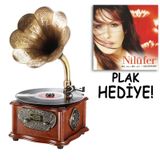 Record Master RMJ-209C Gramofon Pikap - Radyo-Bluetooth - USB