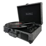 Record Master ST14012 Retro Pikap - Bluetooth ve Şarj Özellikli - Özel Dış Kaplama - Tüm Plakları Çalabilme - Gri