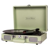 Record Master ST14012 Retro Pikap - Yeşil - Bluetooth ve Şarj Özellikli - Tüm Plakları Çalabilme