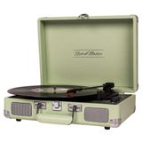 Record Master ST14012 Retro Pikap - Yeşil - Bluetooth ve Şarj Özellikli - Tüm Plakları Çalabilme