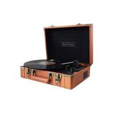 Record Master T317UB Kahverengi Şarjlı Pikap Bluetoothlu