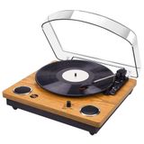 Record Master TT249 Retro Pikap - Bluetooth + Mp3 Kayıt Özelliği - 33, 45, 78 Devir