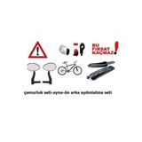 Rectus Bisiklet Ayna Çamurluk Aydınlatma Set Halinde 3 Parça