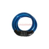Rectus Bisiklet Şifreli Halat Kilit 12x80 [4 Haneli - Değişebilir Şifre]