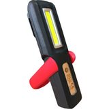 Recu Performance 240 Lümen Mıknatıslı Şarjlı Profesyonel LED Tamir Çalışma El Aydınlatma Feneri | Kamp, Tamir, Araç ve Ev Kullanımı Için Çok Amaçlı Aydınlatma - Siyah - Kırmızı