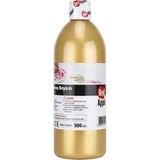 Red Apple Altın Renkli Metalik Kumaş Boyası 500 ml Örtücü Renkler ile Her Türlü Kumaşa Uygulanabilir