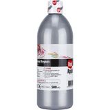 Red Apple Gümüş Renkli Metalik Kumaş Boyası 500ML Örtücü Özellikli Uygulama İçin