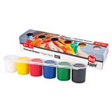 Red Apple Parmak Boyası 6 Renk x 25 ml Sıralı Set