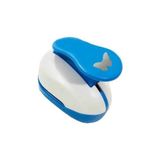 Red Apple Şekilli Büyük Boy Delgeç 3.8 cm Kelebek 1 Adet Mavi Renk ile Kullanıma Uygun