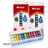 Red Apple Su Bazli Yagli Boya 12 Renk X 12 Ml
