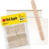 Red Apple Tahta Çubuk Kesik Uçlu Naturel 25-200