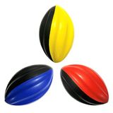 (Red Blue Yellow) - Foam Ball Football Toy - Sports Toy - Kids Football - Three 13cm Spiral Football Includes One of each Colour