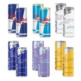 Red Bull Enerji İçeceği 250 Ml 6 Çeşit 12 Li Karma Paket