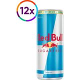 Red Bull Enerji Içeceği Şekersiz 250 ml x 12 Adet - Metal Filtre