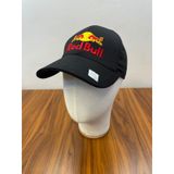 Red Bull Nakışlı Siyah Renk Pamuklu Gabardin Cap Şapka Siyah