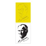 Red Castle Mustafa Kemal Atatürk 5 Adet Büyük Boy A4 Kum Boyama Kartı Seti-Red Castle KB-RC-054