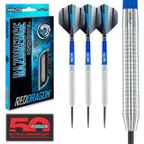 RED DRAGON Razor Edge Original Steel Dartpfeile 21 Gram Uçuşlar ve Gövdelerle Tungsten Dart Seti