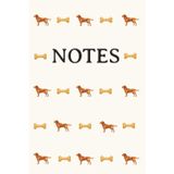 Red Fox Labrador Cream Notebook: Chesnut Lab, Dog Breed, Journal, Notes, Exercise Book, Neutral, Dog Lover, Christmas, Stocking Stuffer, Birthday, 6x9, 75 Pages, Paperback