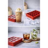 RED KİTCHEN 15 Gözlü Büyük Boy Silikon Buz Kalıbı – 3x3 cm Kare Buz Küpleri
