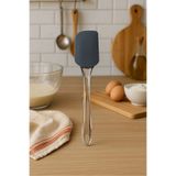 RED KİTCHEN Şeffaf Saplı Isıya Dayanıklı Silikon Spatula - Hamur ve Pasta Kazıyıcı 25 CM