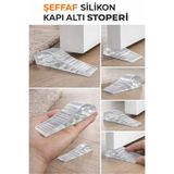 RED KİTCHEN Şeffaf Silikon Kapı Altı Stoperi Tutucu Kapı Durdurucu