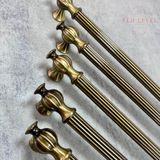Red Level Hitit Metal Kulp Modelleri Mutfak Dolap Çekmece Mobilya Kulbu - Antik Sarı - 224 mm