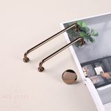 Red Level Liva Bronz 128 mm Modern Lüks Metal Kulp Modelleri Mutfak Dolap Çekmece Mobilya Kulbu