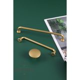 Red Level Liva Mat Altın 128 mm Modern Lüks Metal Kulp Modelleri Mutfak Dolap Çekmece Mobilya Kulbu