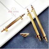 Red Level Rustik Metal Kulp Modelleri Mutfak Dolap Çekmece Mobilya Kulbu - Altın - 160 mm