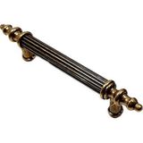 Red Level Rustik Metal Kulp Modelleri Mutfak Dolap Çekmece Mobilya Kulbu - Antik Sarı - 96 mm