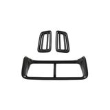 Red Lion Parts Byd Seal U Dm-İ/Ev Abs Karbon Fiber Hava Menfezi Kapağı Kokpit Seti 3 Parça