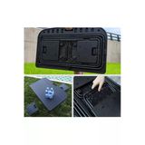 Red Lion Parts Tesla Model Y Katlanabilir Kamp&Piknik Masası Seti (2 Tabure Dahil - Bagaj İçi Tasarım)