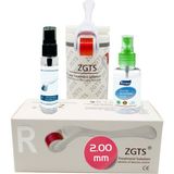 Red Love Dermaroller 2.00MM Titanyum 540 Iğneli Vücut Bölgesi Için Beyaz Derma Roller