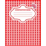 Red Palaka Hawaiian Style Paperback Notebook: Composition Book Style notebook