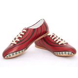 Red Pattern Babet Ayakkabı SLV075