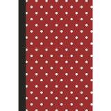 Red Polka Dot Composition Notebook: 6 x 9 Inches, 120 Pages, College Ruled Lined Journal, Cute Vintage Dot Pattern Notebook for School, Office & Gifts (Polka Dot Series)