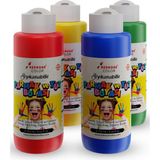 Red Rose Color Ana Renkler Parmak Boyası 4'lü Set 4 x 100 ml