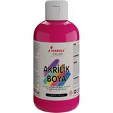 Red Rose Fuşya Akrilik Boya 250GR Sanatsal, Dekoratif, Hobi Amaçlı, Canlı Renkler
