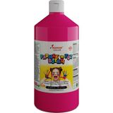 Red Rose Fuşya Parmak Boyası 1000 gr Yıkanabilir Toksik Içermez Çocuk Okul Kreş Için - 1000gr