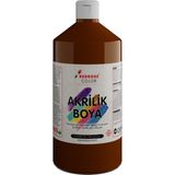 Red Rose Kahverengi Akrilik Boya 1000 gr Dekoratif Hobi Amaçlı Sanatsal Canlı Renkler