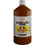 Red Rose Kahverengi Parmak Boyası 1000 gr Yıkanabilir Toksik Içermez Çocuk Okul Kreş Için - 1000gr
