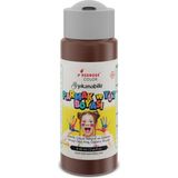 Red Rose Kahverengi Parmak Boyası 60ml Yıkanabilir, EN-71 Sertifikalı, Toksik İçermez, Çocuk Okul Kreş İçin