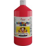 Red Rose Kırmızı Parmak Boyası 1000 gr Yıkanabilir Toksik Içermez Çocuk Okul Kreş Için - 1000gr