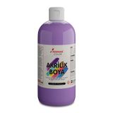 Red Rose Lila Akrilik Boya 500Gr, Dekoratif Hobi Amaçlı Sanatsal Canlı Renkler